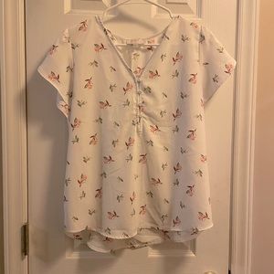 Loft Women’s floral blouse